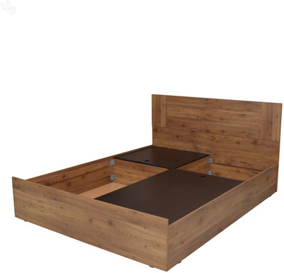 

Crystal Furnitech Platina Knotty Engineered Wood King Bed With Storage(Finish Color - Natural)