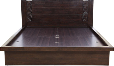 

HomeTown Fabian Solid Wood Queen Bed With Storage(Finish Color - Wenge)