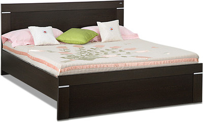 

Debono Solitaire Wenge Engineered Wood Queen Bed(Finish Color - Wenge)