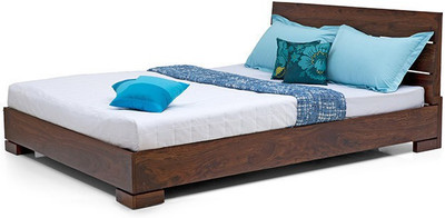 

Urban Ladder Ohio Solid Wood Queen Bed(Finish Color - Teak)