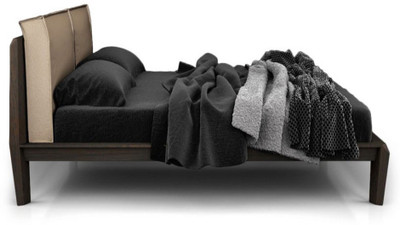 

Tezerac Solid Wood Queen Bed(Finish Color - walnut)