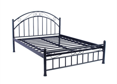 

Irony Furniture Metal King Bed(Finish Color - Black)