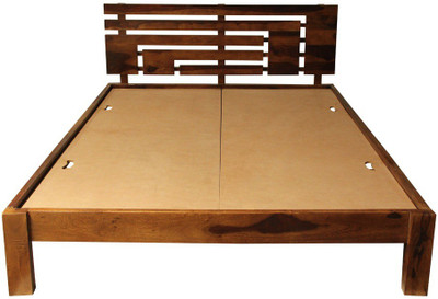 

Tezerac Solid Wood Queen Bed(Finish Color - Natural)