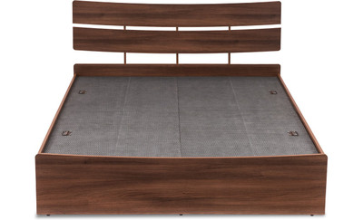 

Durian KELLY/QB Engineered Wood Queen Bed With Storage(Finish Color - Walnut)