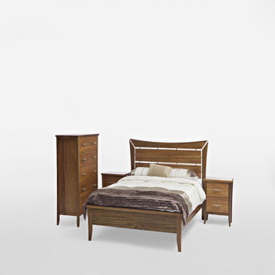 

Tezerac Solid Wood Queen Bed(Finish Color - Natural)
