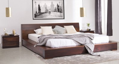 

Urban Ladder Duetto Solid Wood King Bed(Finish Color - Two Tone)