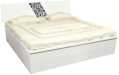 

Parin Engineered Wood Queen Bed With Storage(Finish Color - Deco White)