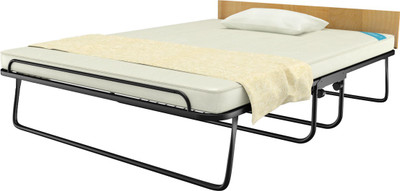 

Camabeds Easy Premium Folding Metal Queen Bed(Finish Color - Black (Mattress Included))