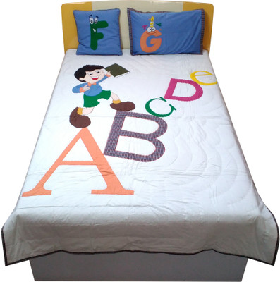 57% OFF on Hugs N Rugs Home Series Cotton Bedding Set(Multicolor)