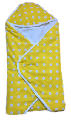 

Krivi Kids Polka Dots Cotton, Polyester Bedding Set(Yellow)