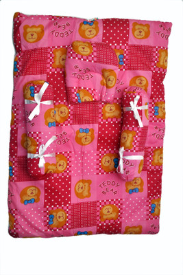 

Jhankhi Cotton Bedding Set(Pink)