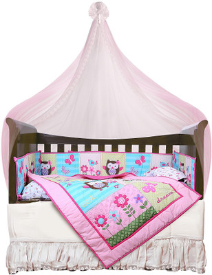 

Babyoodles Cotton Bedding Set(Pink)