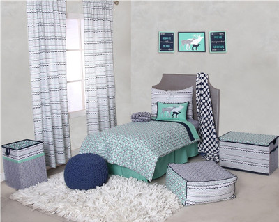

Bacati Cotton Bedding Set(Multicolor)