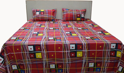 

Adishma Cotton Bedding Set(Red)
