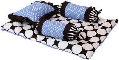 

Bacati Velcro Cotton Bedding Set(Black, Blue)