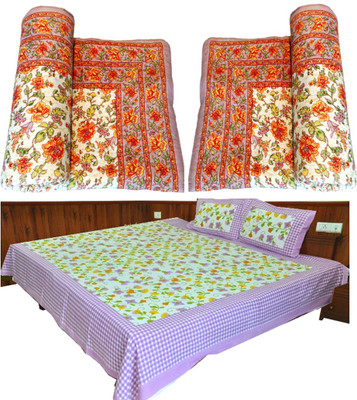 

Shoppin Rajasthan Cotton Bedding Set(Multicolor)