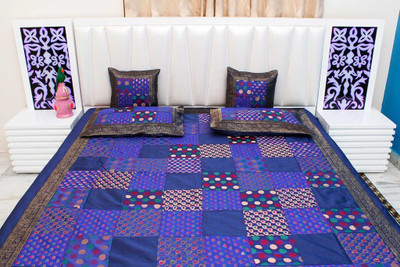 

Halowishes Polydupion Bedding Set(Purple)