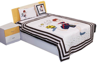 75% OFF on Hugs N Rugs Home Series Cotton Bedding Set(Multicolor)