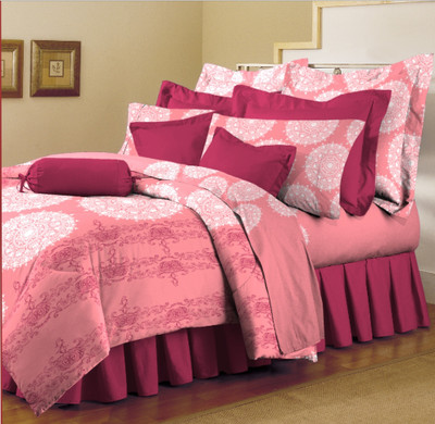 

Arto Cotton Bedding Set(Pink)