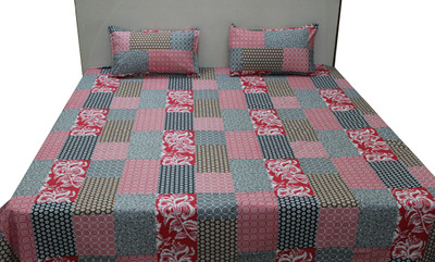 

Adishma Cotton Bedding Set(Red, Black)