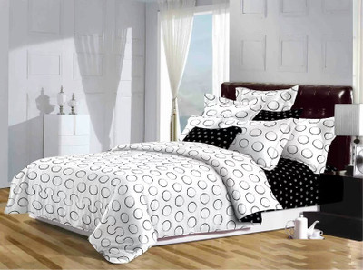 

Dexim Polyester, Cotton Bedding Set(White)