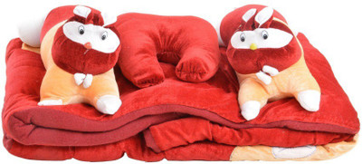 

Little Joy Velvet Bedding Set(Red)