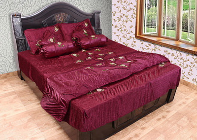 

Chelsi Satin Bedding Set(Peach)