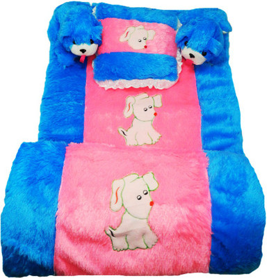 

Crack4Deal Fleece Bedding Set(Blue)