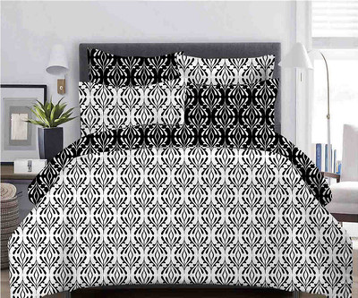 

Dexim Polyester, Cotton Bedding Set(White)