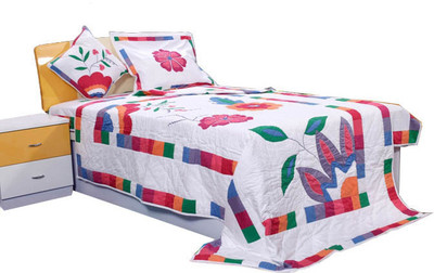 74% OFF on Hugs N Rugs Home Series Polycotton Bedding Set(Multicolor)