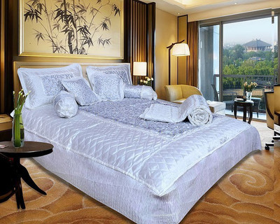 64% OFF on El Sandalo Shades of Paradise Satin Bedding Set(White)