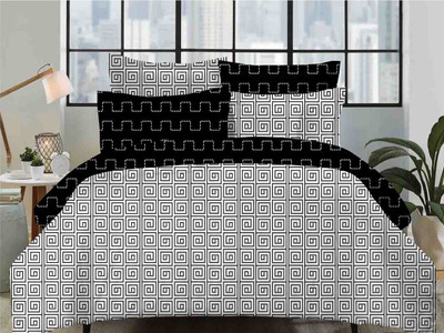 

Dexim Polyester, Cotton Bedding Set(White)
