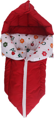 

Jinglers Cotton, Polyester Bedding Set(Red)