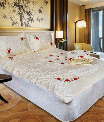 Chelsi Satin Bedding Set(Yellow)