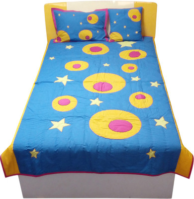 71% OFF on Hugs N Rugs Home Series Polycotton Bedding Set(Multicolor)