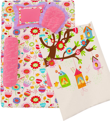Fancy Fluff Cotton Bedding Set(Pink)