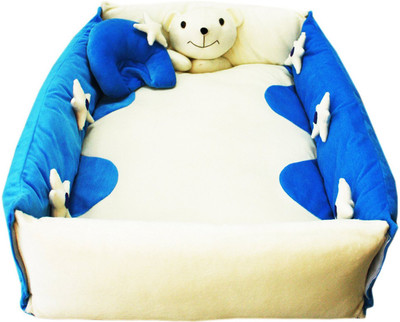 

Amardeep and Co Cotton Bedding Set(Blue)