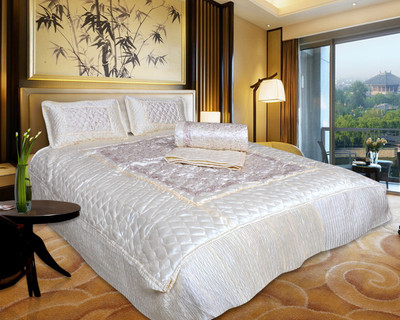 El Sandalo Ethnic Satin Bedding Set(Beige)