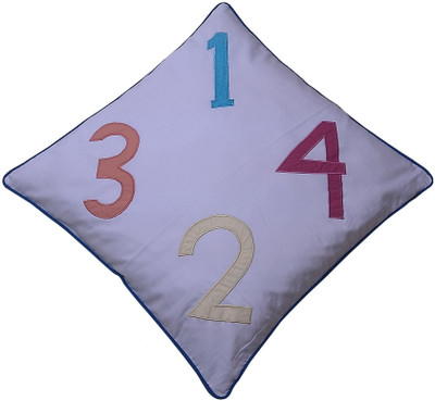 

Hugs N Rugs Embroidered Cushions Cover(40 cm*40 cm, Multicolor)