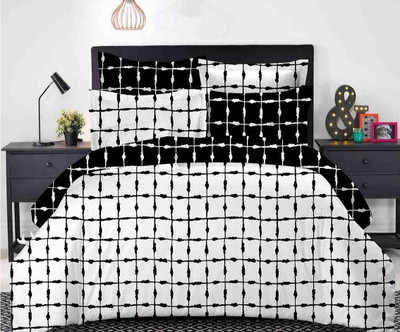 

Dexim Polyester, Cotton Bedding Set(White)