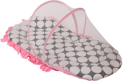 

Bacati Velcro Cotton Bedding Set(Pink, Grey)