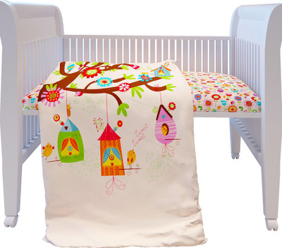 

Fancy Fluff Printed  Comforter(Cotton, White