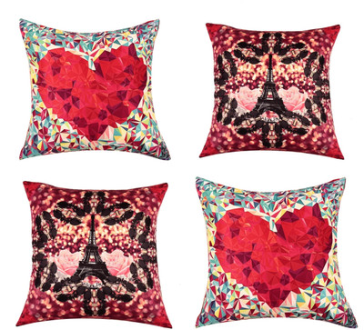 

SEJ by Nisha Gupta Abstract Cushions Cover(Pack of 4, 40 cm*40 cm, Multicolor)