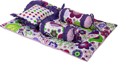 Bacati Velcro Cotton Bedding Set(Multicolor)