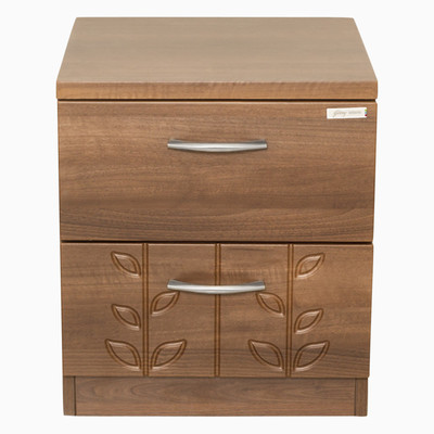 

Godrej Interio Viva Engineered Wood Bedside Table(Finish Color - Cincinnati Walnut)