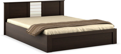 

Spacewood Jupiter Engineered Wood Queen Bed With Storage(Finish Color - Melamine)