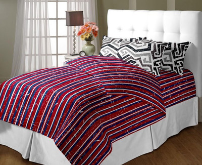 Trident 180 TC Cotton Double Abstract Bedsheet(Pack of 1, Multicolor) Trident 180 TC Cotton Double Abstract Bedsheet(Pack of 1, Multicolor)