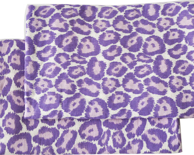 

Bacati Cotton Crib Printed Bedsheet(Pack of 2, Purple)