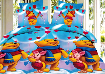 21% OFF on Balaji Creations 144 TC Polycotton Double Self Design Bedsheet(Pack of 1, Multicolor)