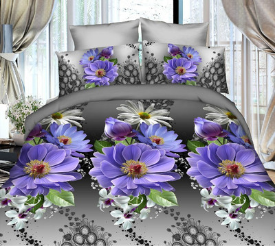 

Dexim Polyester, Satin Double 3D Printed Bedsheet(Pack of 1, Multicolor)